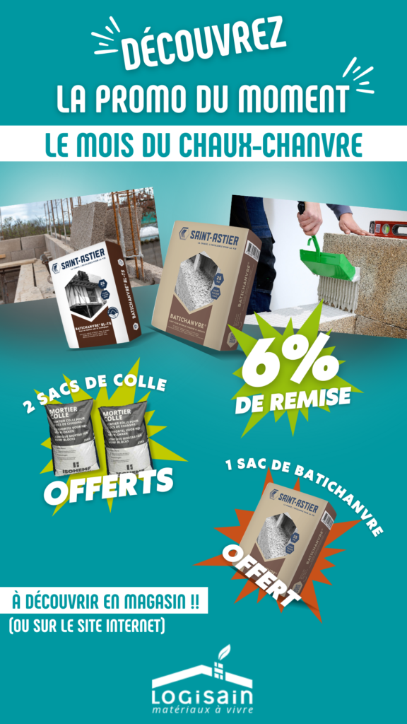 Promotion du mois chaux-chanvre