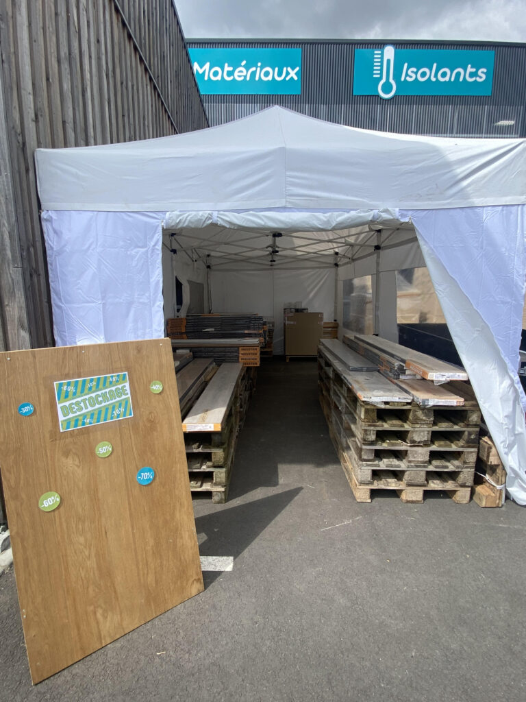 Zone déstockage extérieure