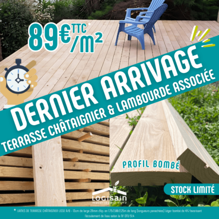 Lame de Terrasse châtaignier