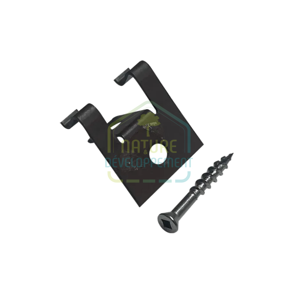 Clips Fixation Inox pour Terrasse Bambou MATGREEN – Image 3