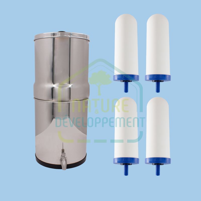 Filtre gravitaire inox 8,5L Hydropure – Image 3