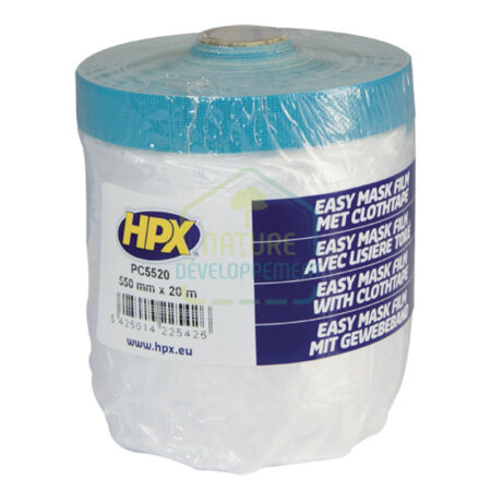 Bâche de protection peinture extérieure + scotch Easy mask recharge