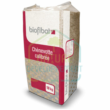 Chènevotte BIOFIBAT labélisée "Chanvre Bâtiment" de Biofib