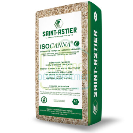 Chènevotte ISOCANNA labélisée "Chanvre Bâtiment" de Saint Astier