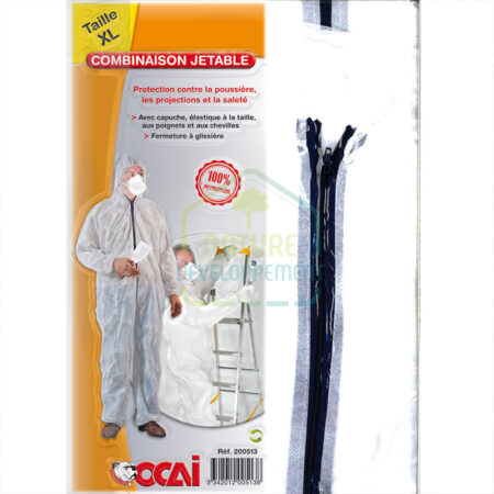 Combinaison jetable de peintre avec capuche OCAI