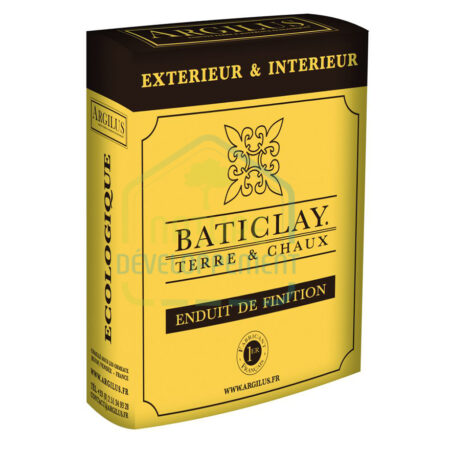 Enduit de finition chaux et terre prêt à l'emploi BATICLAY Argilus
