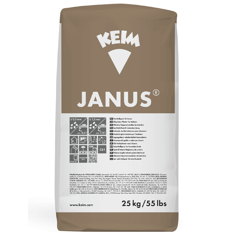 Enduit intérieur chaux argile KEIM JANUS