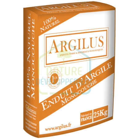 Enduit terre monocouche prêt à l'emploi Argilus