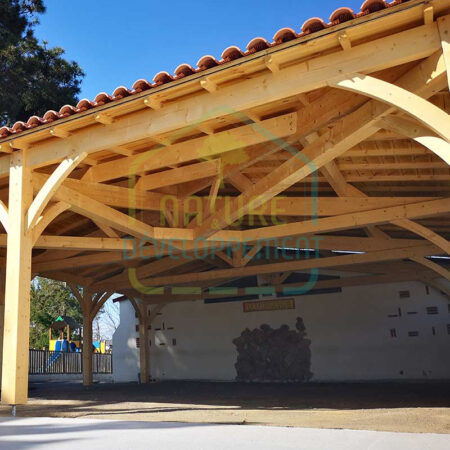 Kit toiture structure bois prêt à assembler de France Poutres