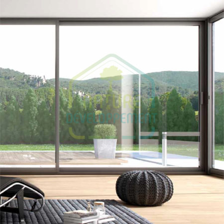 Porte Fenêtre coulissante Aluminium sur mesure ALUMINA BIEBER