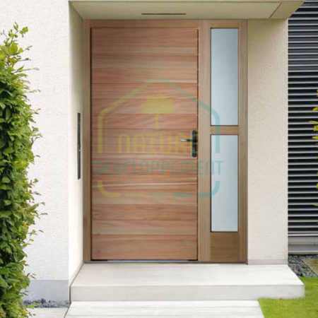 Porte d’entrée bois INOVA Bieber - Fabrication sur-mesure, finitions premium et design au choix