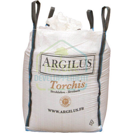 Torchis terre et paille prêt à l'emploi Argilus en Big-Bag