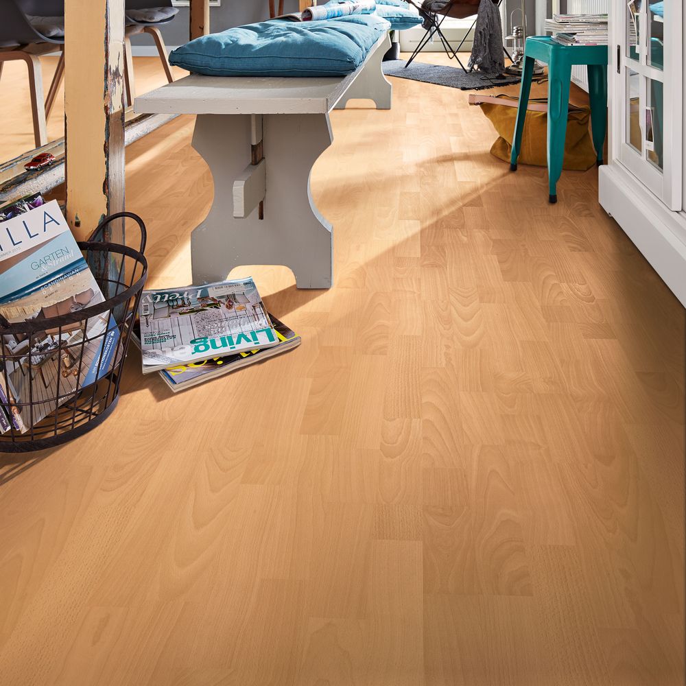 Sol stratifie résistant à l'eau 4h, décor bois Meister LC 150 – Image 4