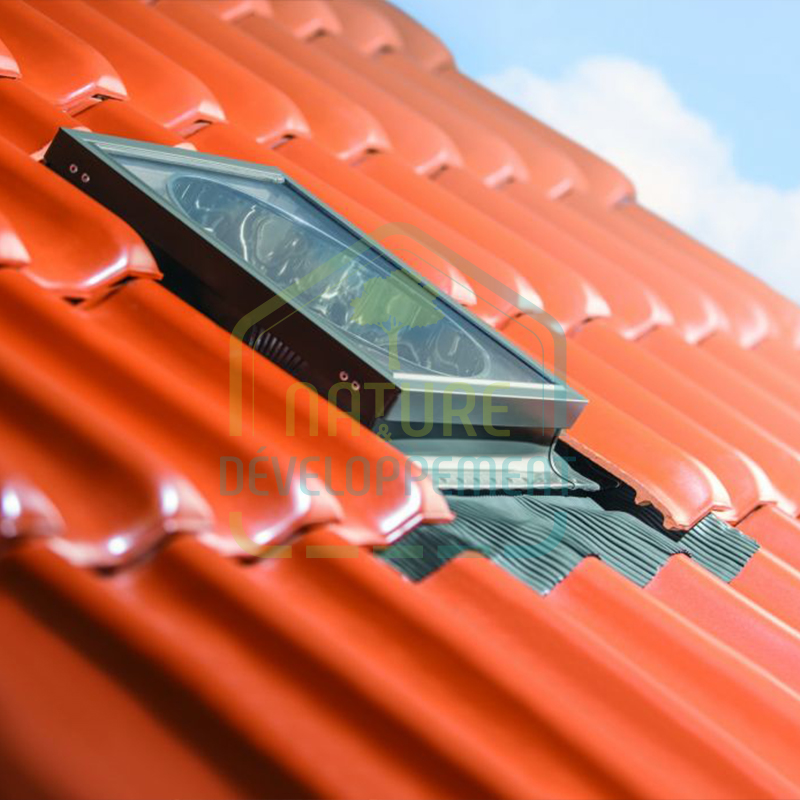 Puits de lumière avec conduit flexible réfléchissant Fakro – Image 2
