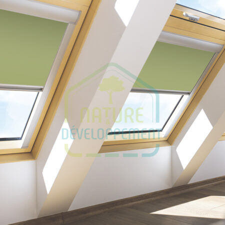 Store électrique occultant pour fenêtre Fakro ARF Z-WAVE couleur 233