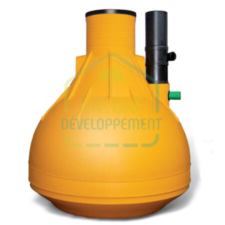 Cuve écologique pour stocker et utiliser l'eau de pluie
