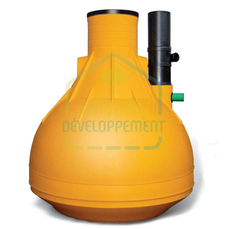 Cuve écologique pour stocker et utiliser l'eau de pluie