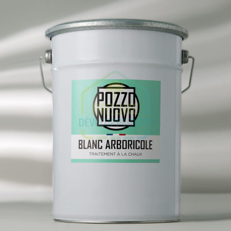 Traitement à la chaux "Blanc arboricole" de Pozzo Nuovo 5 Litres