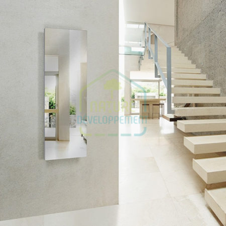 Radiateur en verre à inertie Solaris 550W 45x80cm