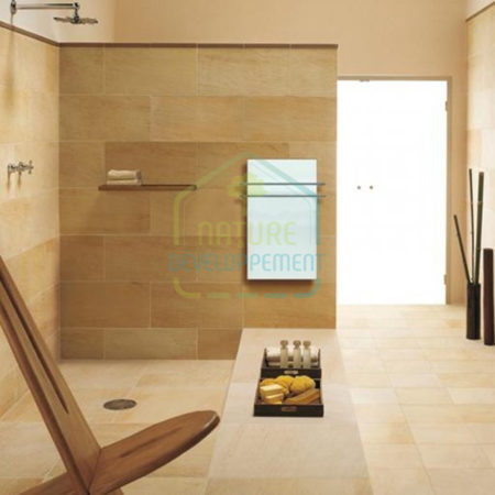 Radiateur sèche-serviette en verre à inertie Solaris 1000W 63x105cm