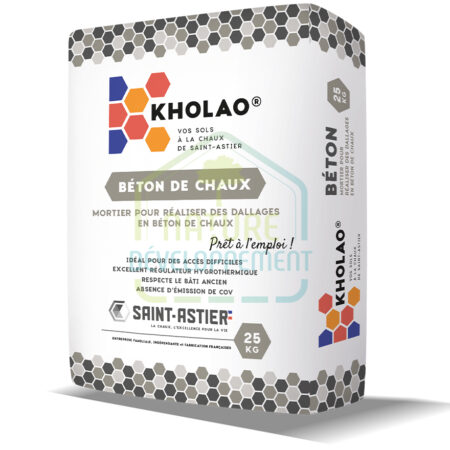 Béton de Chaux Prêt à l'Emploi KHOLAO de Saint Astier