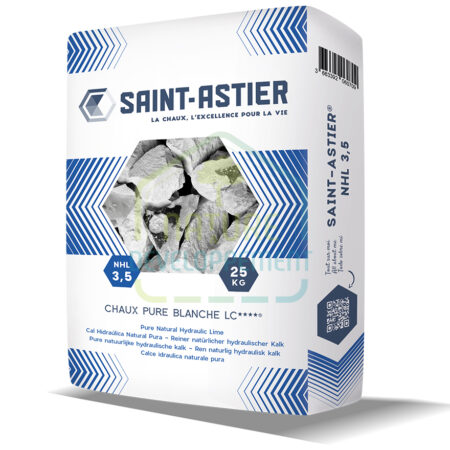 Chaux hydraulique Blanche NHL3,5 LC 25Kg de Saint Astier