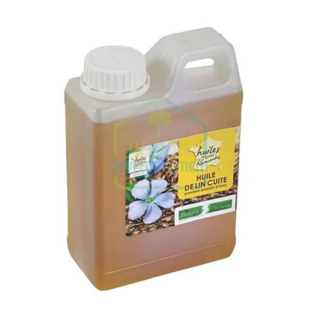 Huile de lin cuite première pression à froid de Natura