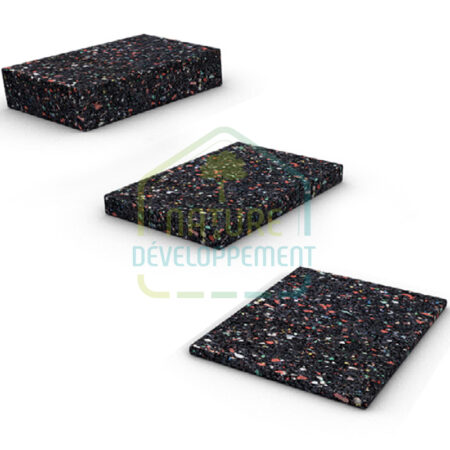 Pads acoustique et imputrescible pour terrasse HECO