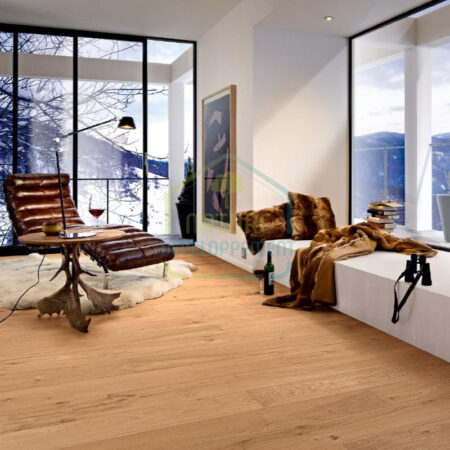 Sol en bois vernis ultra mat lame XL 205mm Lindura HD400 Meister