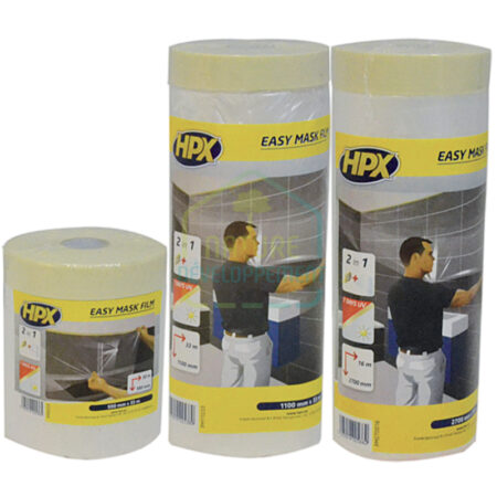 Bâche de protection peinture + scotch intégré Easy mask recharge