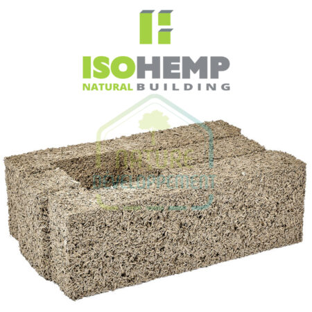 Bloc de chanvre percé à maçonner Hempro d'Isohemp