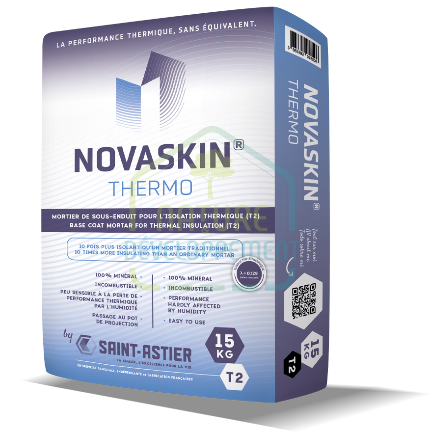 Enduits isolant et de finition à la chaux NOVASKIN de Saint Astier – Image 2