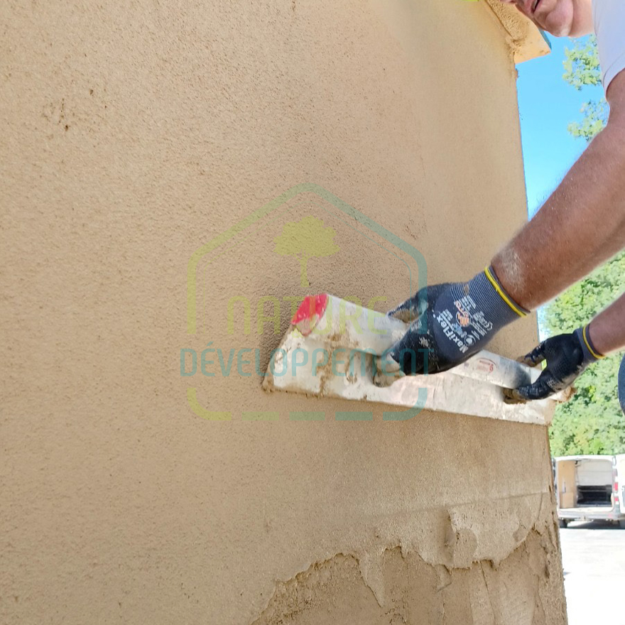 Enduit spécial blocs et bétons de chanvre monocouche KALAMUA de Saint Astier – Image 2