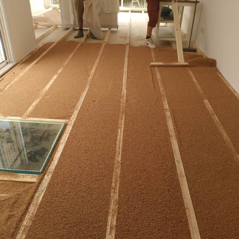Granulés de liège recyclé 3/15 mm ECHO-MER - vrac isolant et béton de chaux – Image 3