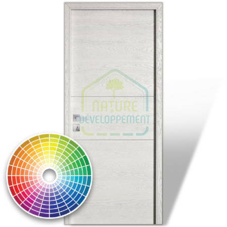 Porte intérieure ÉPURE Modulo de Rozière Modèle D2 couleur RAL pose traditionnelle