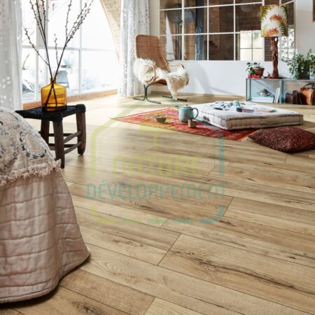 Sol stratifie décor chêne Meister LD 55