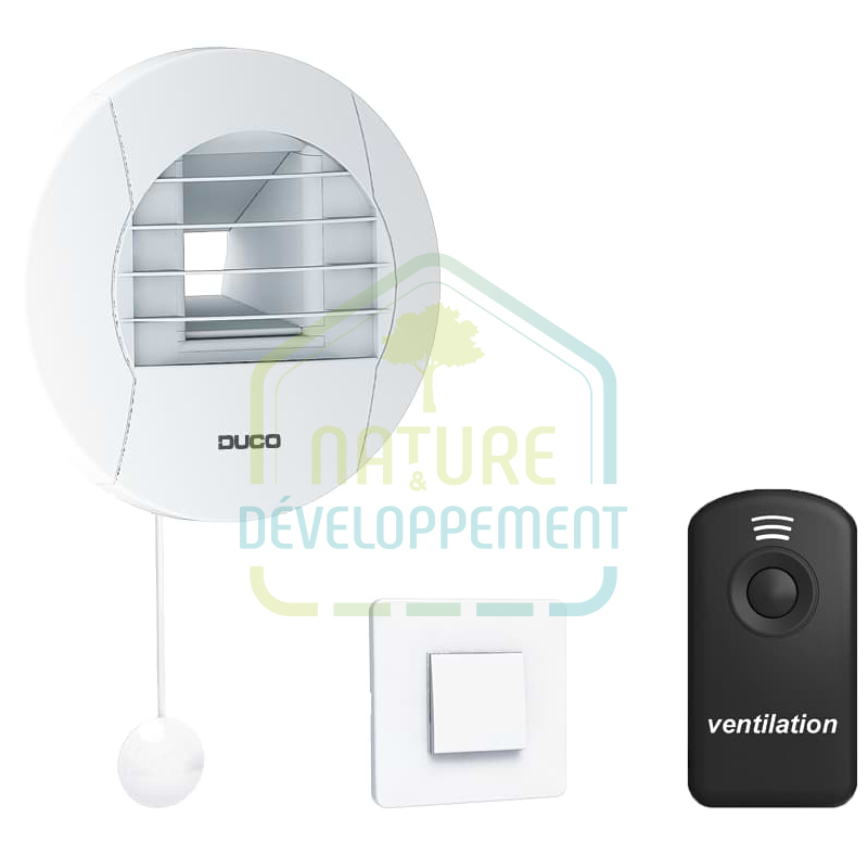 Kit VMC simple flux hygroréglable DucoBox Hygro de DUCO pour maison neuve type T1 à T7 – Image 4