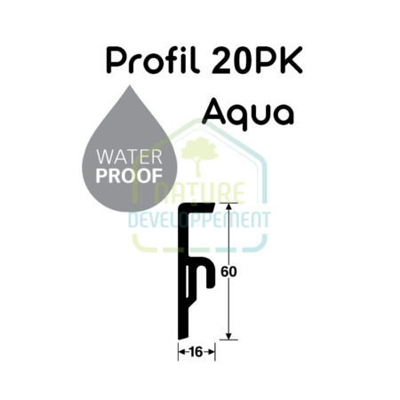 Plinthe - Profile 20 PK Aqua MEISTER
