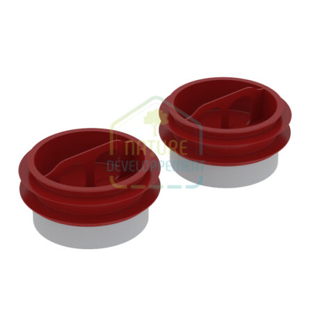 Bouchon 90mm ComfoWell Therm Zehnder(par 2 pièces)