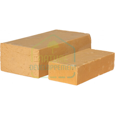 Brique de terre crue BTC stabilisée à la chaux Argilus