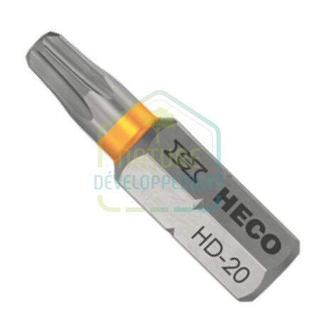 Boîte d'embouts 25mm HECO-Drive avec effet GripFit - HECO-Drive 20