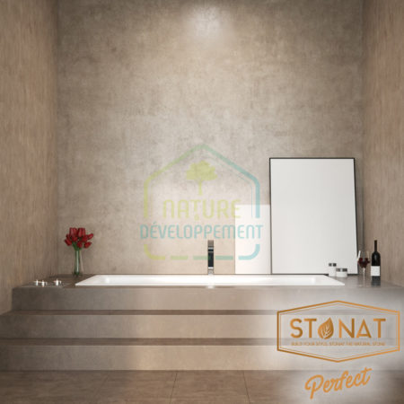 Enduit chaux effet béton ciré ou tadelakt STONAT Perfect