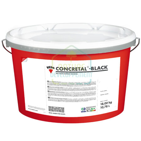 Peinture façade noire intense KEIM CONCRETAL-BLACK