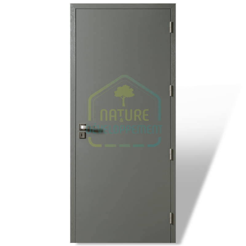 Porte intérieure ÉPURE Modulo de Rozière Modèle lisse uni pose traditionnelle – Image 3