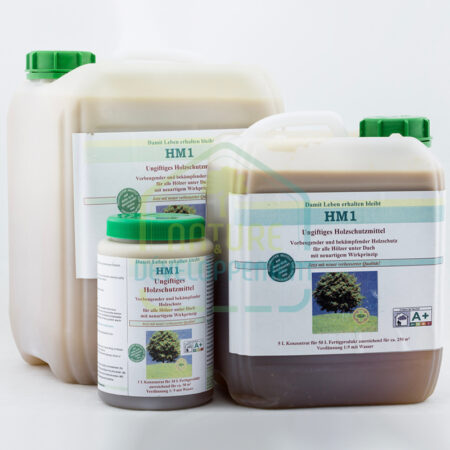 Traitement non toxique pour meubles et bois tanniques HM1