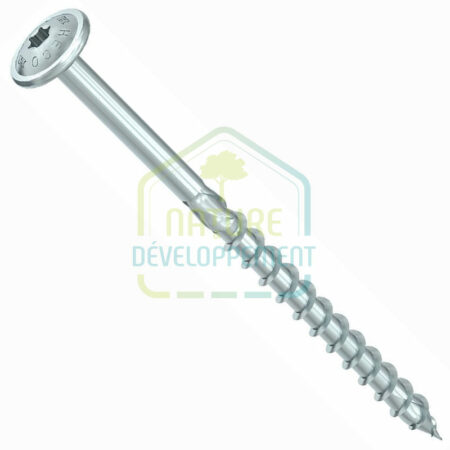 Vis tête ronde et large filet partiel HECO-TOPIX-plus HECO