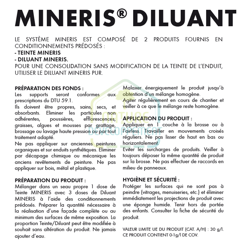 Impression minérale et diluant KEIM Diluant Mineris – Image 2