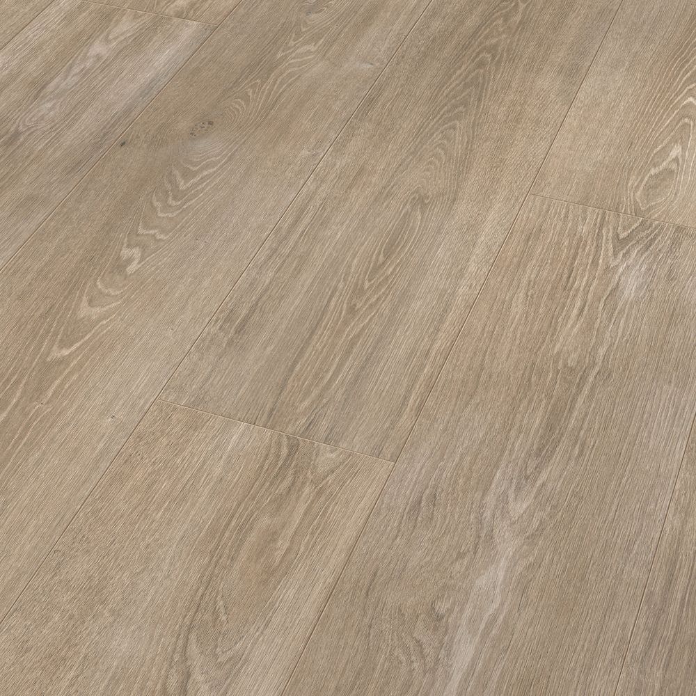 Sol stratifie grande lame, résistant à l'eau 24h, décor chêne Meister LL 250