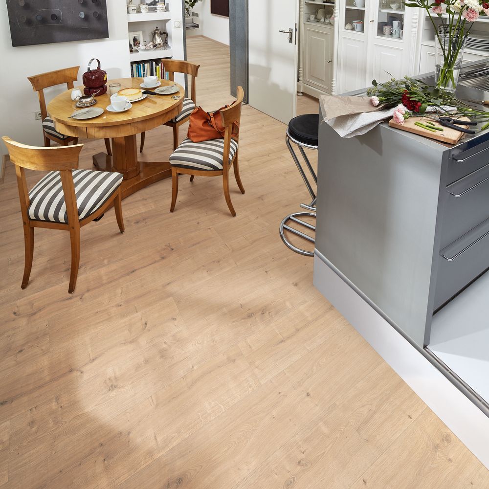 Sol stratifie décor bois, acoustique Meister LC 55 S