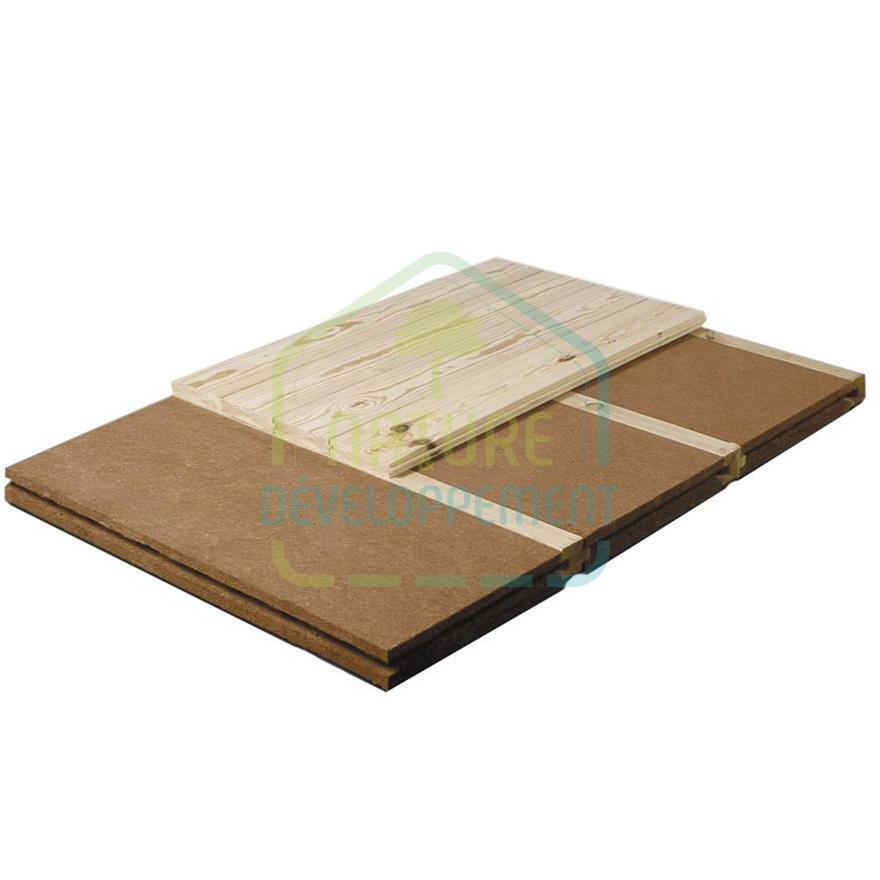 Une sous couche parquet flottant en fibre de bois écologique pour l' isolation phonique de votre plancher - SAINBIOSE